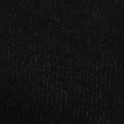 Black Marl Rib Knit, Viscose-Poly, 188 gsm