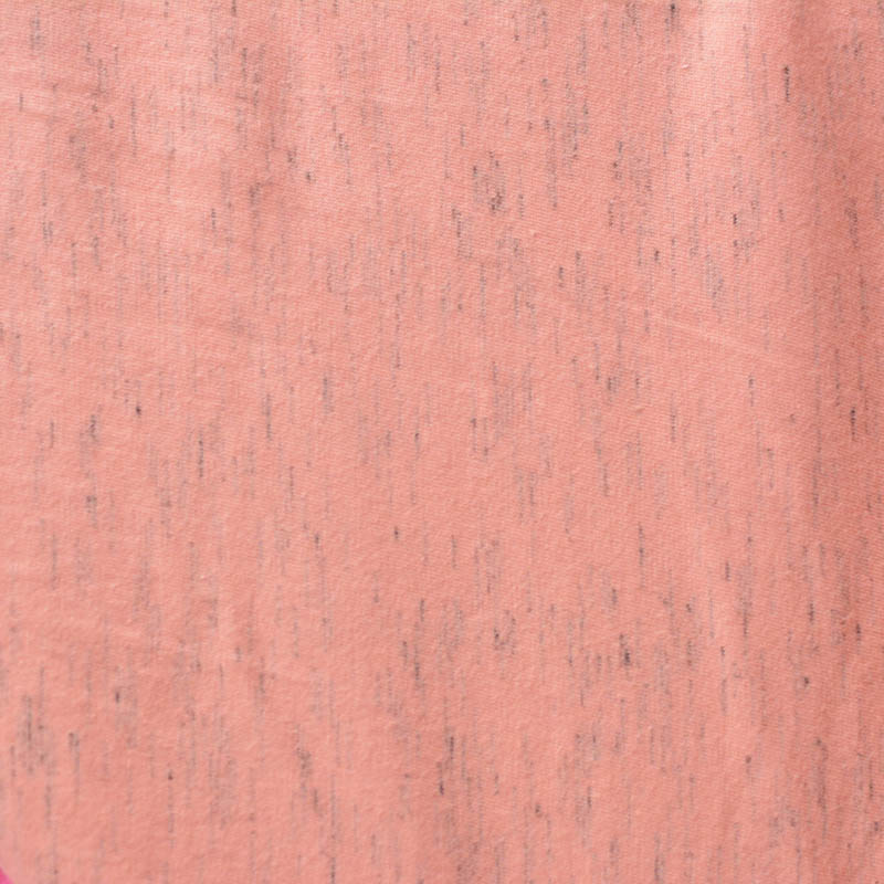 Peach Marl Jersey Knit, Cotton