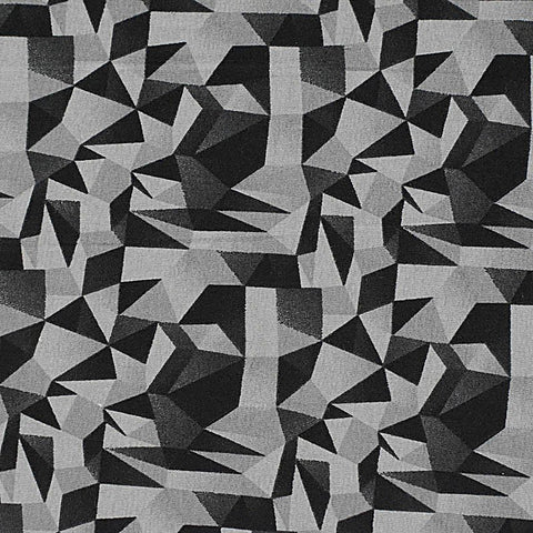 Grey Geometric Knit, Cotton