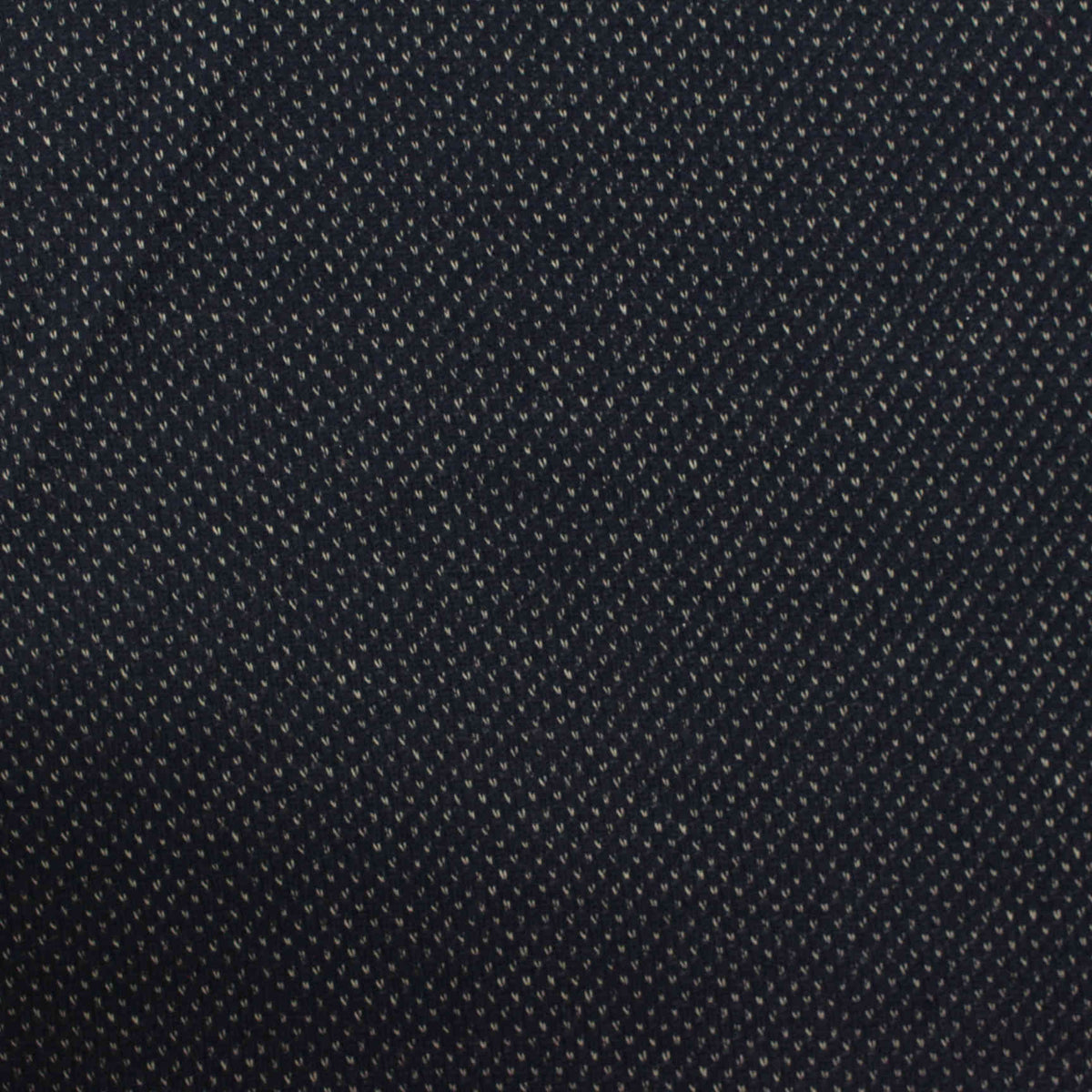 Dark Blue Marl Jacquard, Cotton-Poly