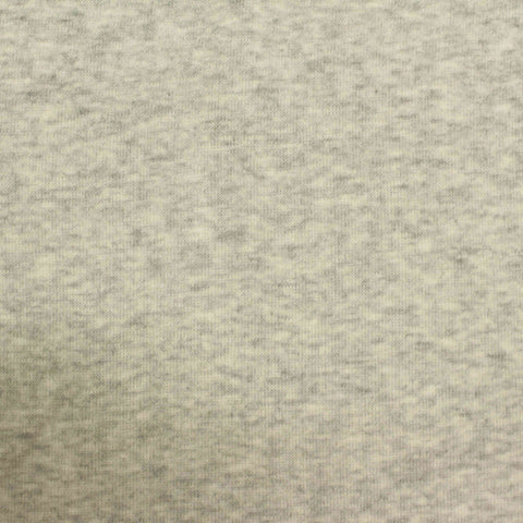 Dark Grey Marl Rib Knit, Cotton, 152 gsm