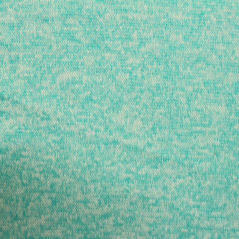 Teal Marl Chunky Knit, Polyester, 168 gsm, 160 cm