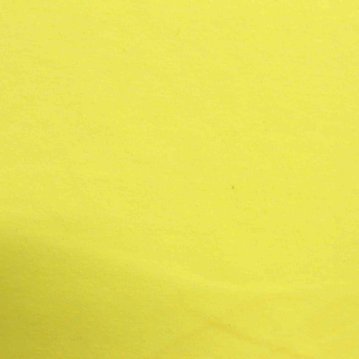 Cotton Polyester Stretch French Terry Fabric, 201 gsm, 160 cm — Yellow