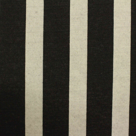 Black Vertical-Stripe Jacquard, Poly-Viscose, 248 gsm