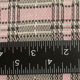 Pink Plaid Jacquard, Polyester — texture
