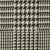 Black Plaid Jacquard, Polyester — texture