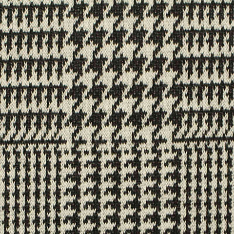 Black Plaid Jacquard, Polyester, 245 gsm