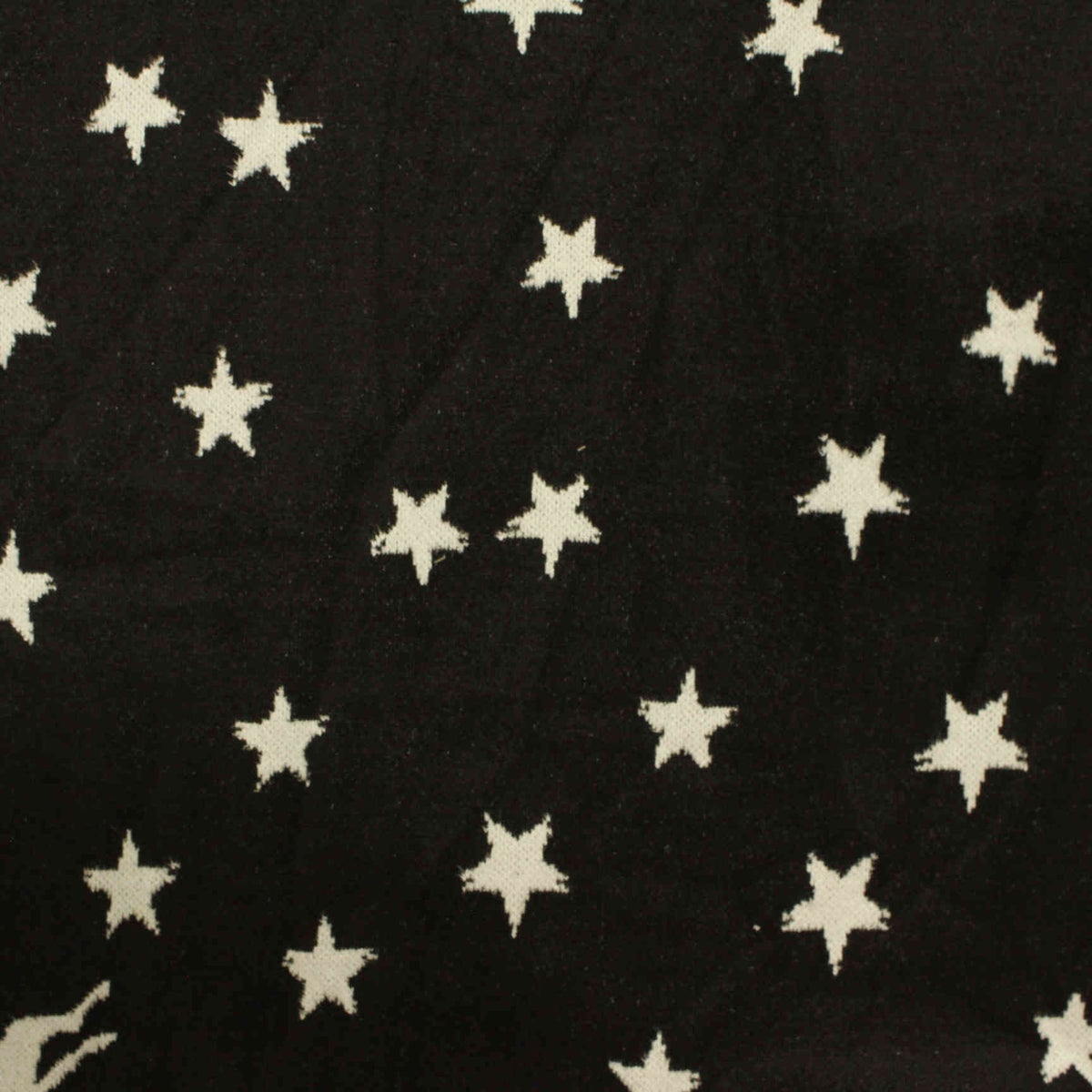 White Stars Faux Suede, Polyester