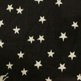 White Stars Faux Suede, Polyester