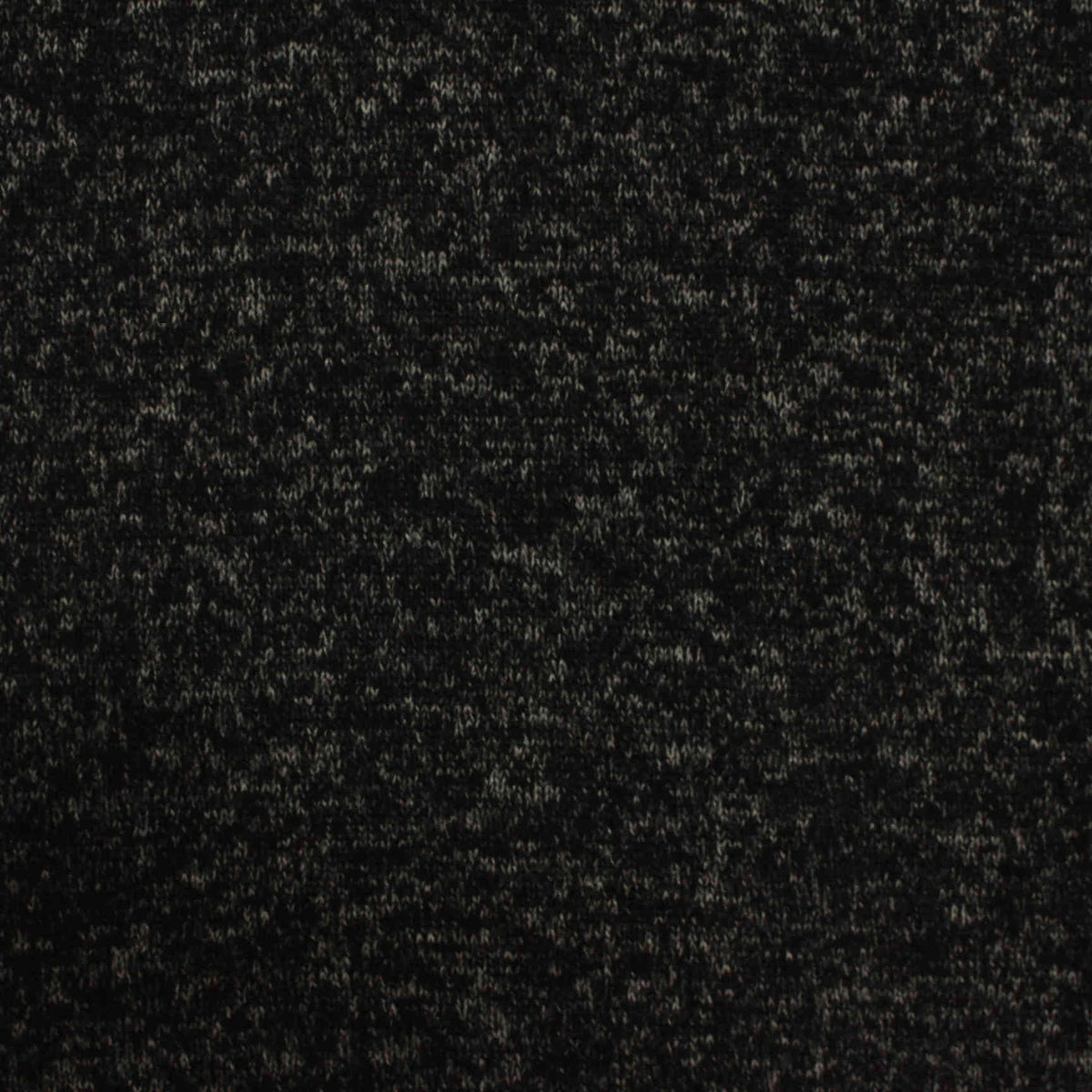 Black Marl Chunky Knit, Viscose-Poly, 260 gsm