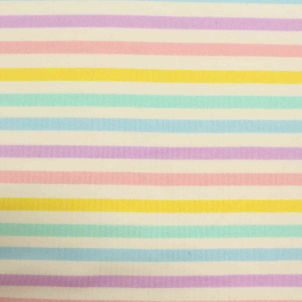 White Horizontal-Stripe Knit