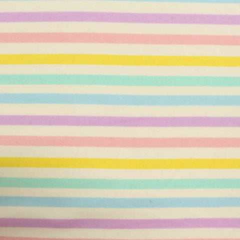 White Horizontal-Stripe Knit