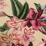 Pink Floral Knit, Cotton