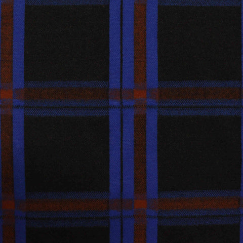 Black Plaid Jacquard, Viscose