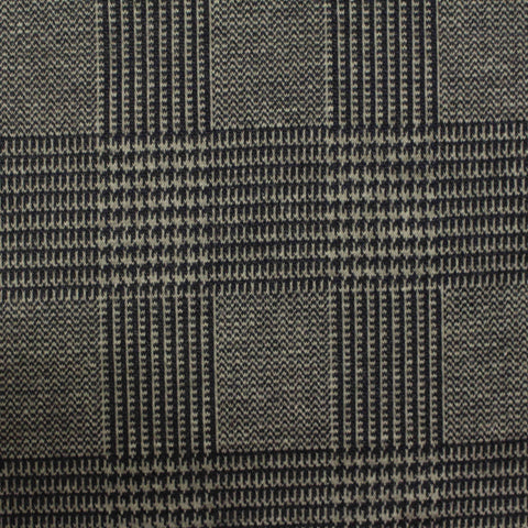 Grey Plaid Jacquard, Polyester, 245 gsm