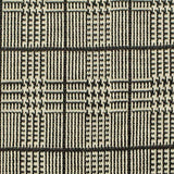 Black Plaid Knit, Viscose — texture