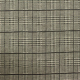Black Plaid Knit, Viscose
