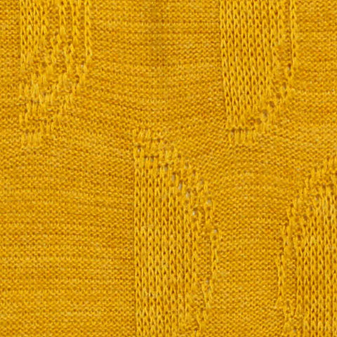 Yellow Tone-on-Tone Rib Knit, Poly-Viscose