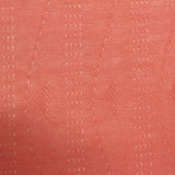 Orange Subtle-Dot Pointelle Knit, Viscose-Nylon