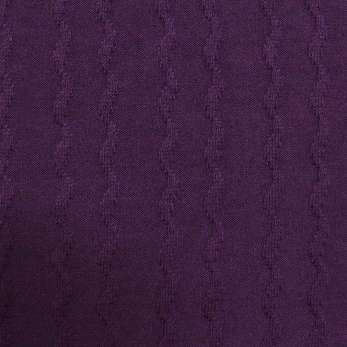 Purple Tone-on-Tone Pointelle Knit, Viscose-Acrylic