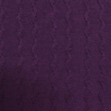 Purple Tone-on-Tone Pointelle Knit, Viscose-Acrylic