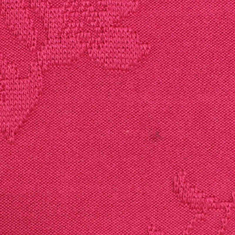 Pink Tone-on-Tone Floral Pointelle Knit, Viscose-Acrylic