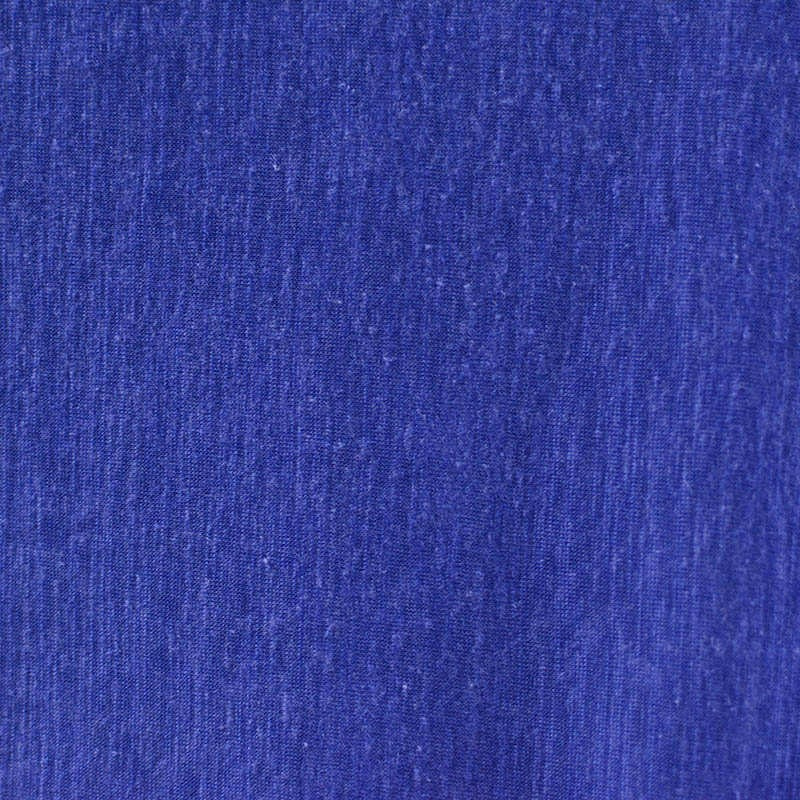 Blue Heathered-Marl Jersey Knit, Poly-Cotton