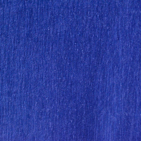 Blue Heathered-Marl Jersey Knit, Poly-Cotton