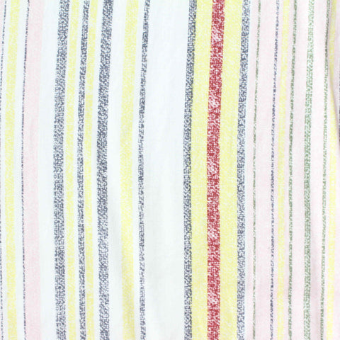 Yellow Vertical-Stripe Woven, Viscose, 114 gsm
