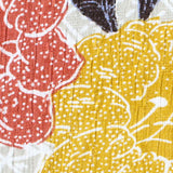 Yellow Flowers Jacquard, Viscose — texture