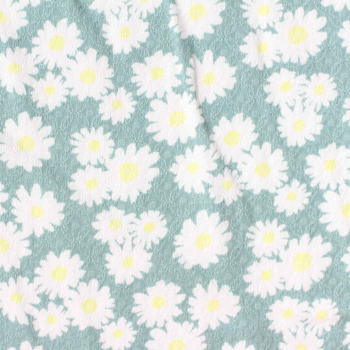 White Daisies Jacquard, Viscose