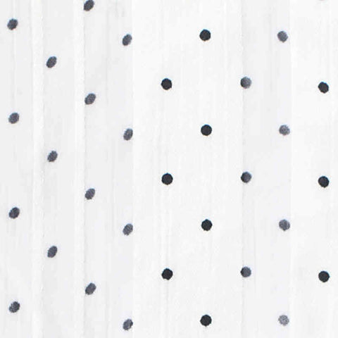 Black Dots Chiffon, Polyester, 95 gsm