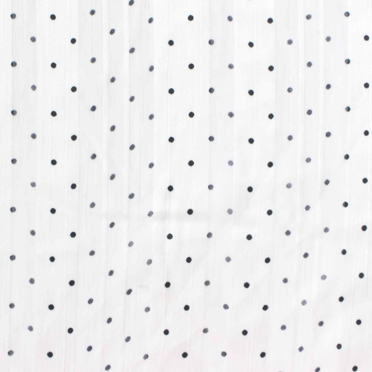 Black Dots Chiffon, Polyester, 95 gsm
