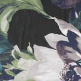 Green Large-Floral Chiffon, Polyester