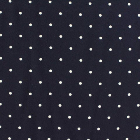 White Dots Woven, Polyester, 109 gsm