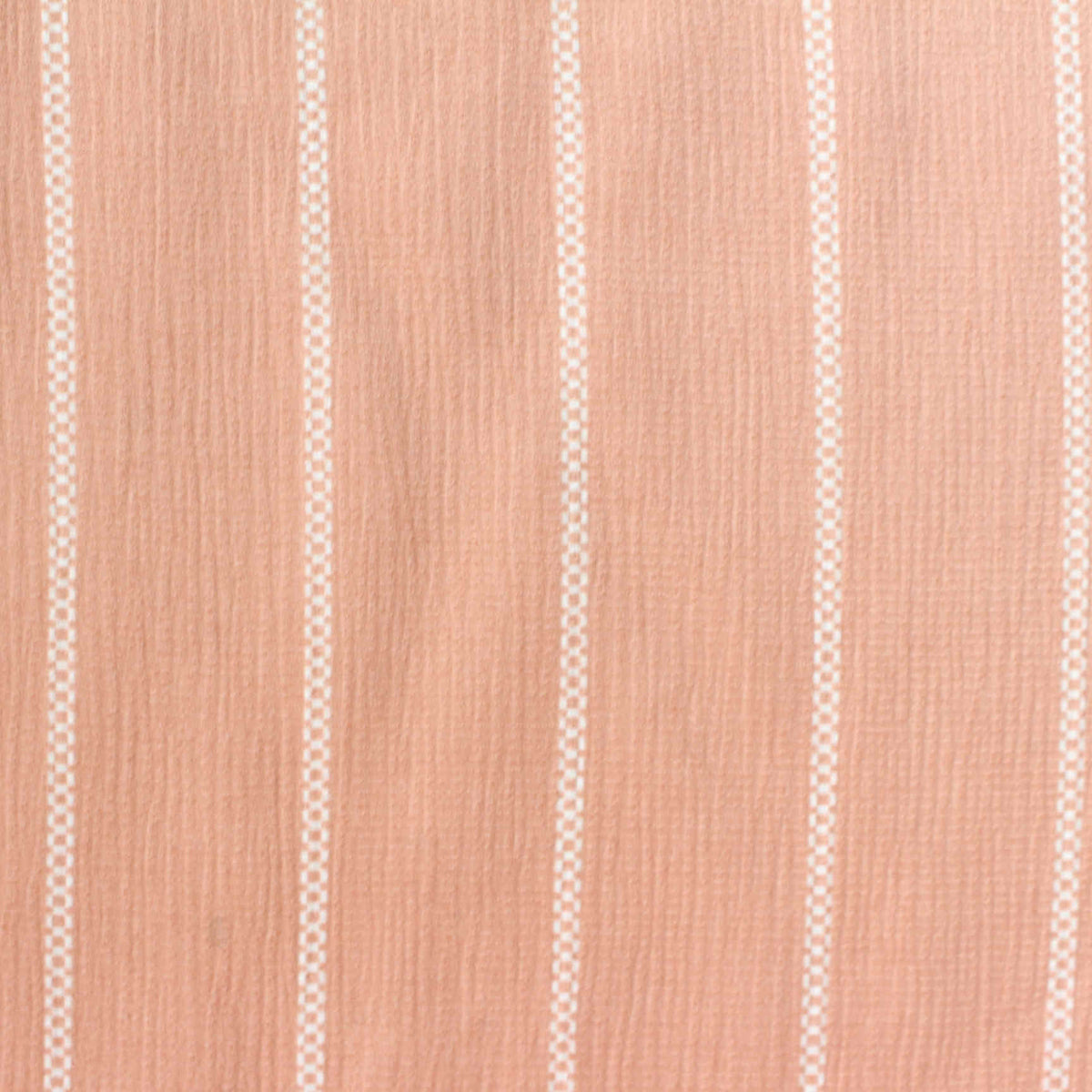 White Vertical-Stripe Woven, Polyester