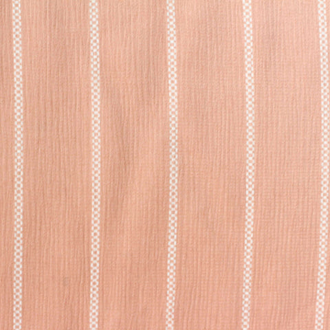 White Vertical-Stripe Woven, Polyester