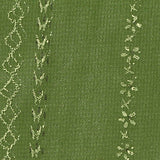 Green Floral Chiffon, Polyester — texture