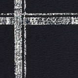 Black Check Chiffon, Polyester — texture