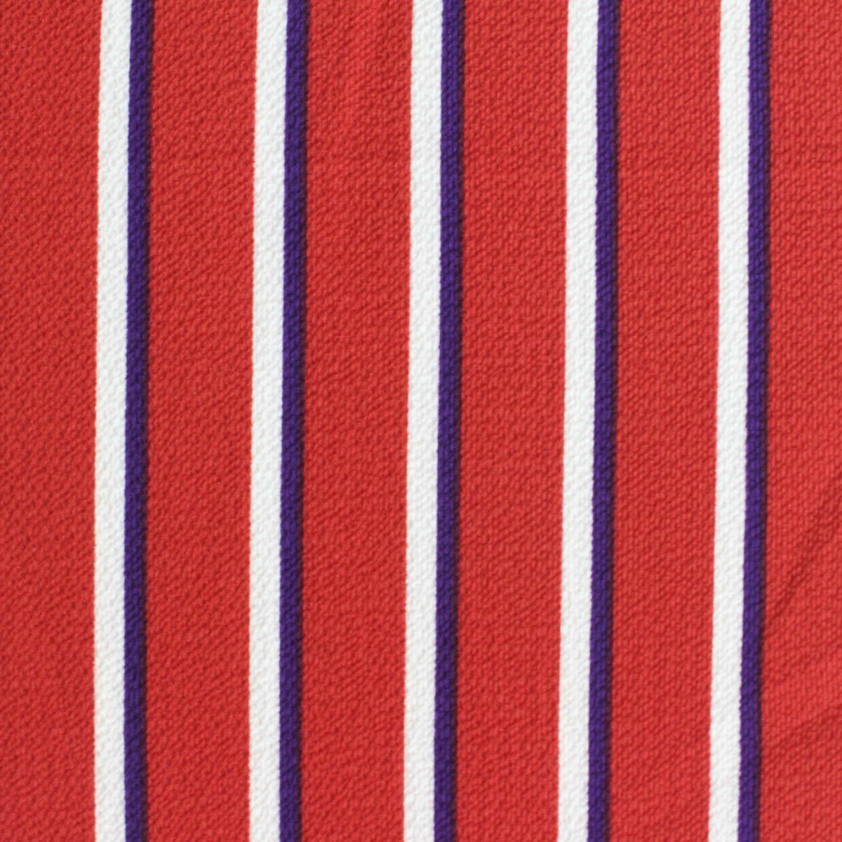 Red Vertical-Stripe Chiffon, Polyester, 121 gsm, 145 cm
