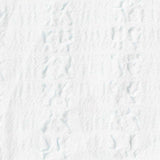 White Vertical-Stripe Seersucker, Polyester — texture