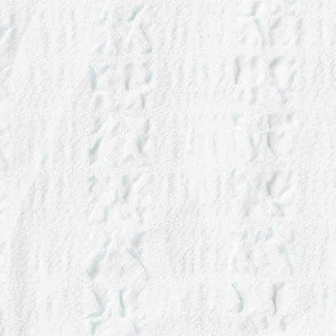 White Vertical-Stripe Seersucker, Polyester