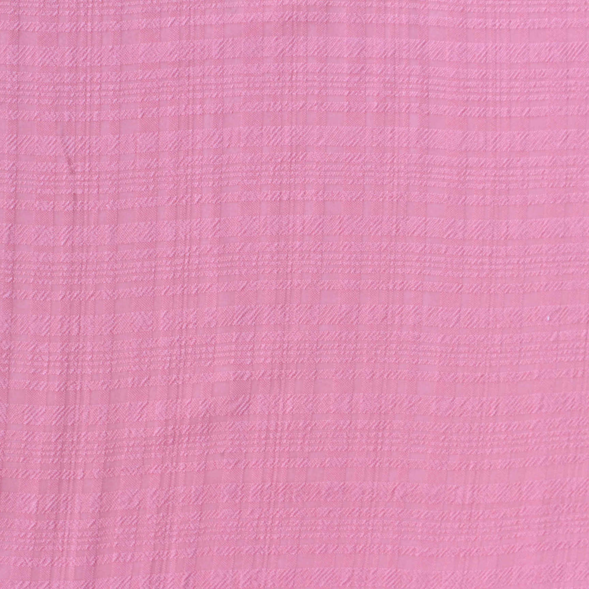 Pink Check Chiffon, Polyester