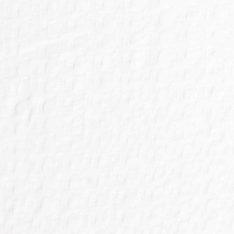Jacquard 100% Polyester Woven Fabric, 101 gsm, 145 cm — White