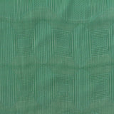 Green Geometric-Square Jacquard, Polyester