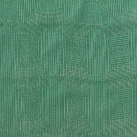 Green Geometric-Square Jacquard, Polyester