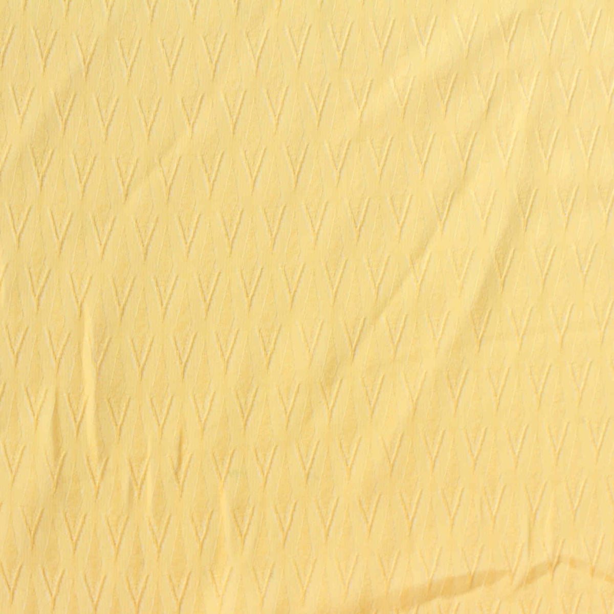 Yellow Tone-on-Tone Diamond Jacquard, Polyester