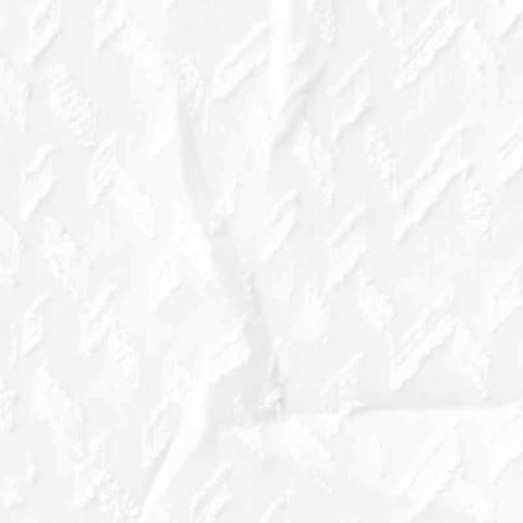 White Small-Chevron Chiffon, Polyester