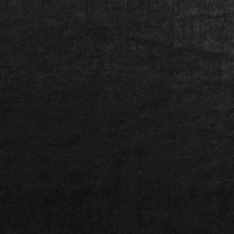 100% Polyester Woven Fabric, 114 gsm, 145 cm — Black