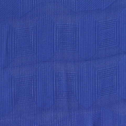 Blue Diamond Jacquard, Polyester, 78 gsm